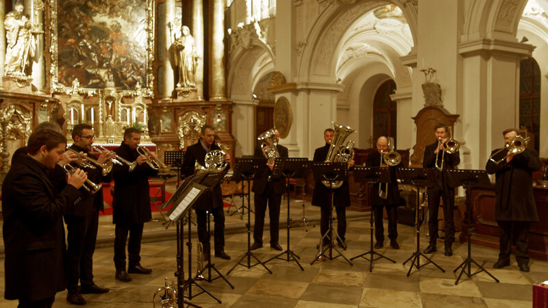 Für ihre facettenreiche Vorstellung erhielten die Musiker von "Tritonus Brass" viel Beifall.