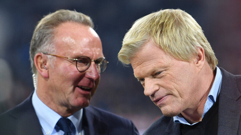 Der aktuelle Bayern-Boss - und sein Nachfolger? Karl-Heinz Rummenigge (l.) und Oliver Kahn.