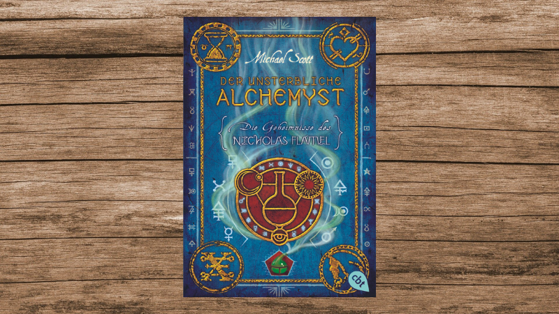 "Der unsterbliche Alchemyst" von Michael Scott, erschienen bei cbj, 416 Seiten, ab zwölf Jahren.