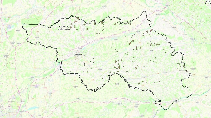 "Hot-Spot" im Landkreis Landshut wird das Gebiet zwischen Hohenthann, Ergoldsbach und Neufahrn sein.