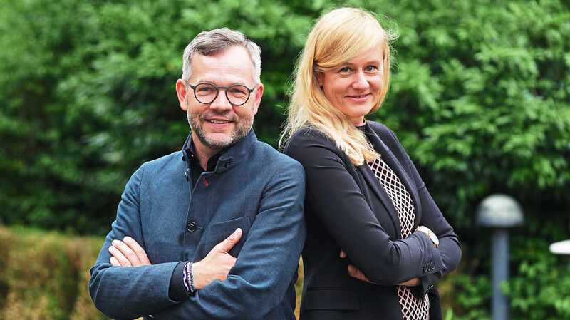 Michael Roth und Christina Kampmann treten mit einer betont optimistischen Botschaft für die strauchelnde SPD an.