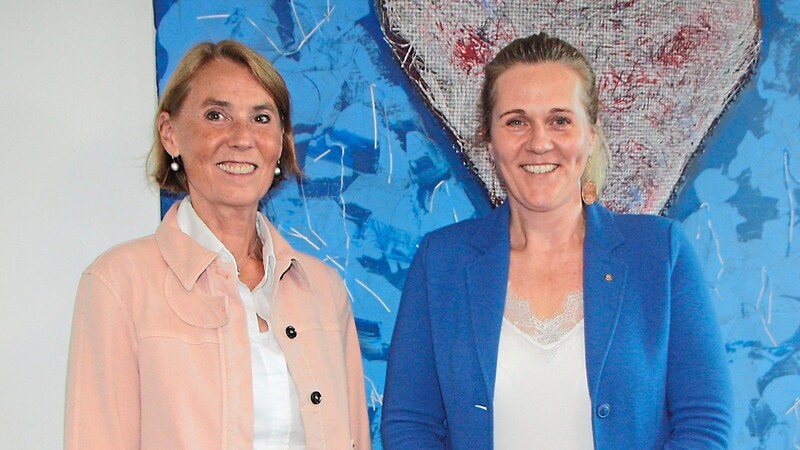 Frauenpower: Rotary-Präsidentin Karin Baumeister und ihre Stellvertreterin - und damit designierte Nachfolgerin - Dr. Stephanie Franke.