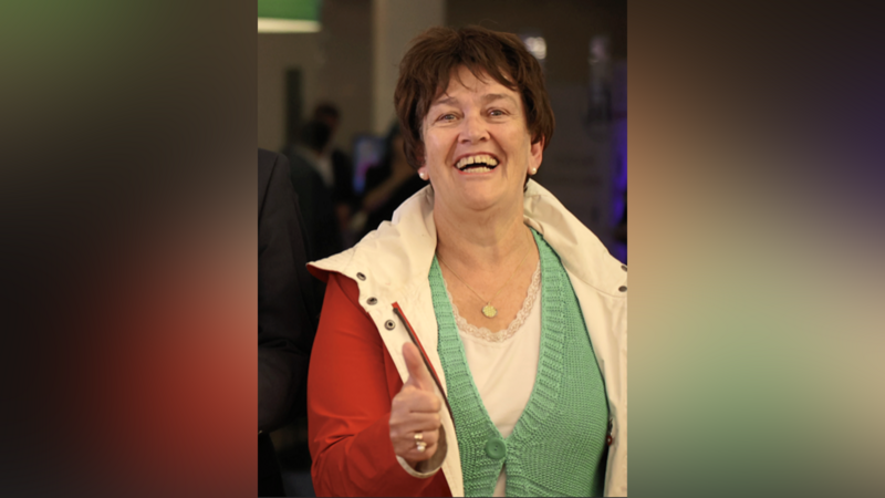 Daumen hoch und ein herzhaftes Lachen gab es von Bernadette Dechant (CSU) am Sonntag bei der Landtagswahlparty.