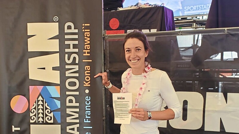 OTH-Absolventin Nadine Scherübl hat sich beim Triathlon in Frankfurt für den Ironman in Hawaii qualifiziert.
