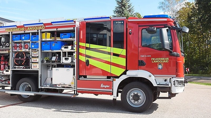 Das LF20 verfügt neben der Normbeladung auch über besondere Ausrüstungsgegenstände, zum Beispiel für die Waldbrandbekämpfung.