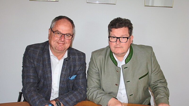 Die Bürgermeister Josef Klaus und Dieter Neubauer wollen sich gegen den Süd-Ost-Link wehren.