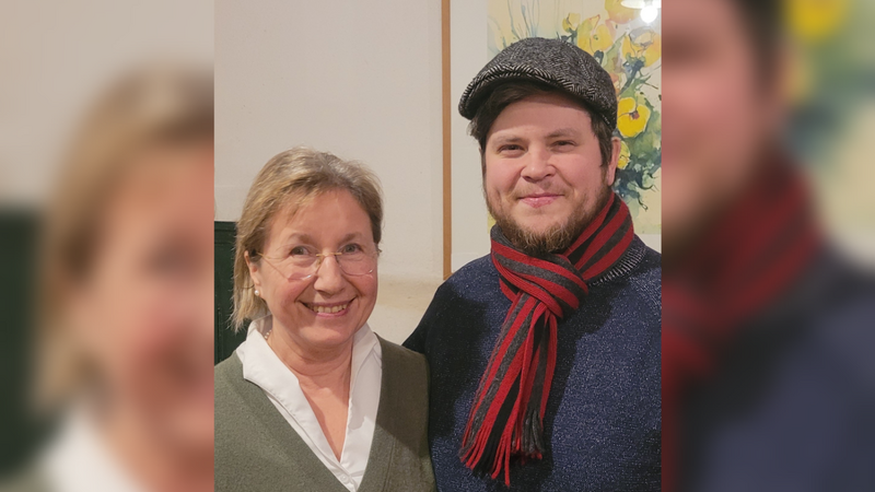 ÖDP-Bezirkstagskandidatin Ruth Meissner und Landtagskandidat Florian Gruber.