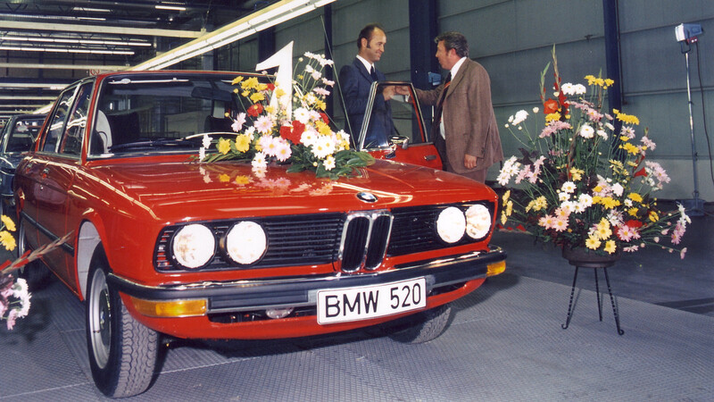 Dieses Fahrzeug war der erste BMW, der vor 50 Jahren im Werk Dingolfing vom Band lief.