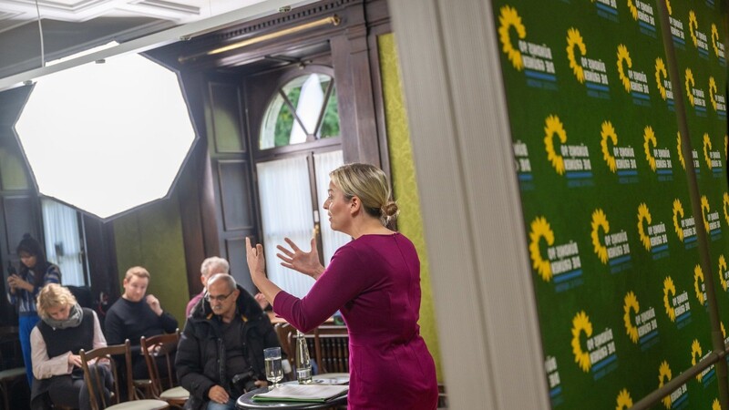 Katharina Schulze steht nun bei den Grünen allein im Scheinwerferlicht.