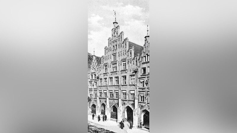 Im "Ainmiller", hier auf einem Bild von 1916, hatte die Trausnitz-Loge ihren Stammsitz.