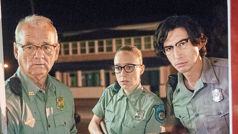Das sympathische Team für Recht und Ordnung begegnet dem Horror: Bill Murray als Officer Cliff Robertson mit Chloë Sevigny und Adam Driver.