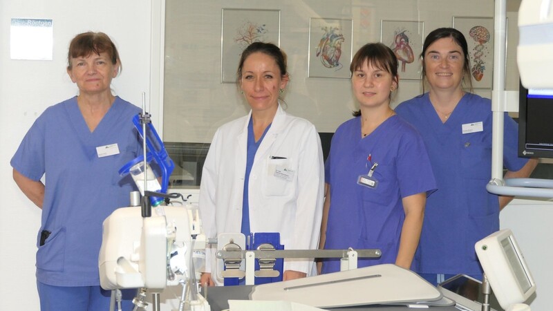 Brigitte Raith (v.l.), Dr. Ramona-Elena Brancu, Daniela Wagner und Manuela Weinberger.