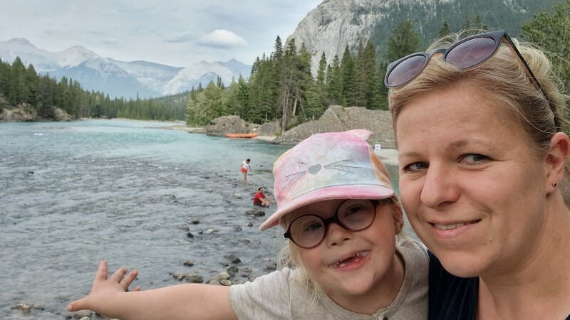 Verena Urban ist dankbar, ihre fünfjährige Tochter Johanna zu haben. Gemeinsam mit ihrer zweiten Tochter und ihrem Mann waren sie diesen Sommer im Urlaub in Kanada.
