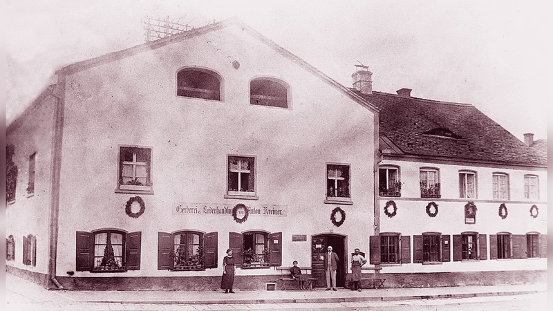 In Landau gab es nicht nur ein "Kreiner-Haus". Das Foto stammt aus der Zeit um 1920.