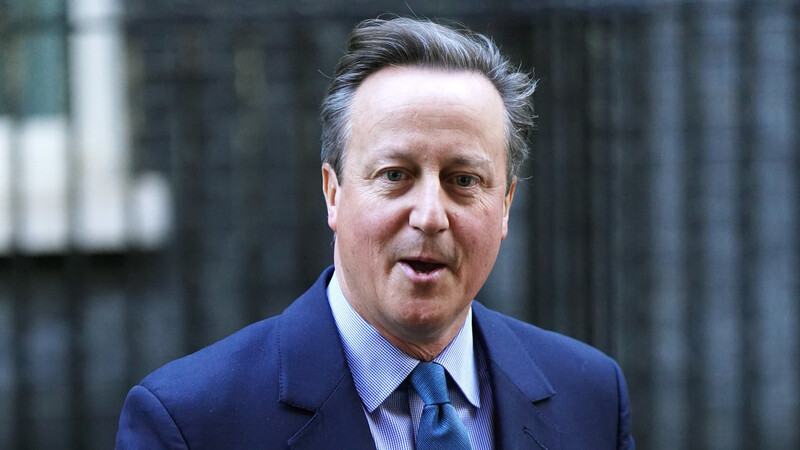 David Cameron, ehemaliger Premierminister von Großbritannien, wird neuer Chefdiplomat.