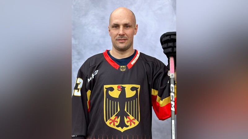 Spielt bei der Skaterhockey-EM in der Schweiz für Deutschland: Florian Meichel vom IHC Atting.