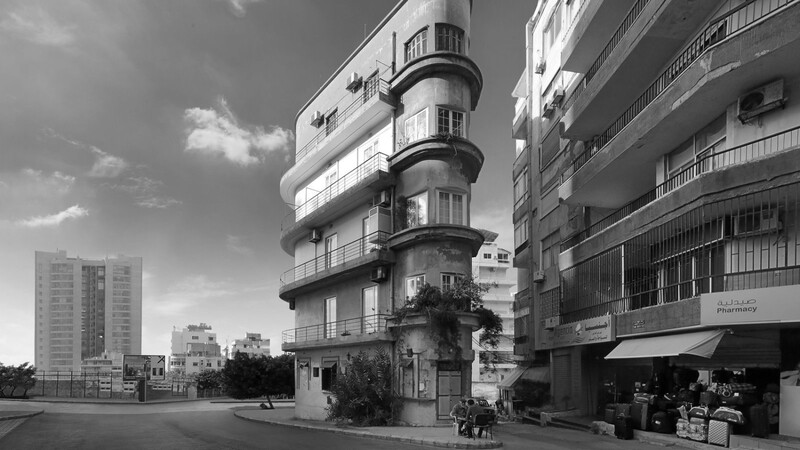Der leicht verblassende Glanz der internationalen Architektur-Moderne: hier ein Wohnhaus in Beirut (Libanon)