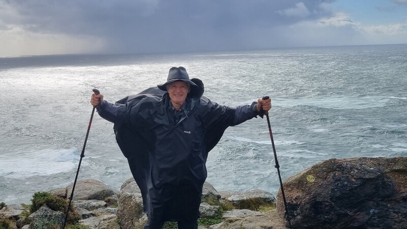 Kap Finisterre an der spanischen Atlantikküste: Pastor Steven Dunn hat im November das Ziel seiner 130-tägigen Reise erreicht.