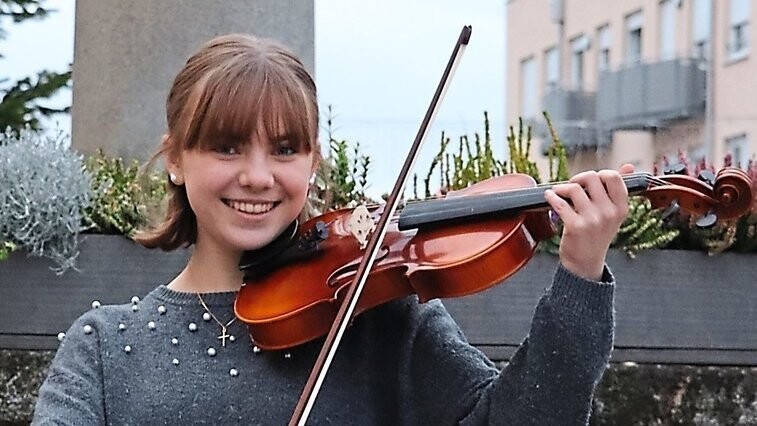 In Regensburg Geige zu studieren, ist das Ziel von Luisa Däullary.