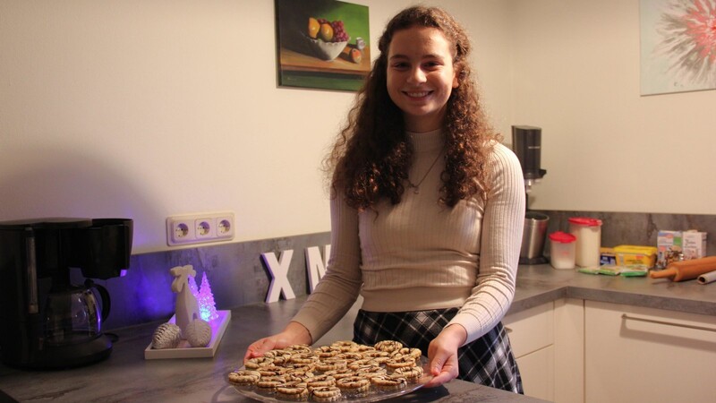 Nutella-Plätzchen sind die Lieblinge des Bad Kötztinger Christkindls Sarah Halm.