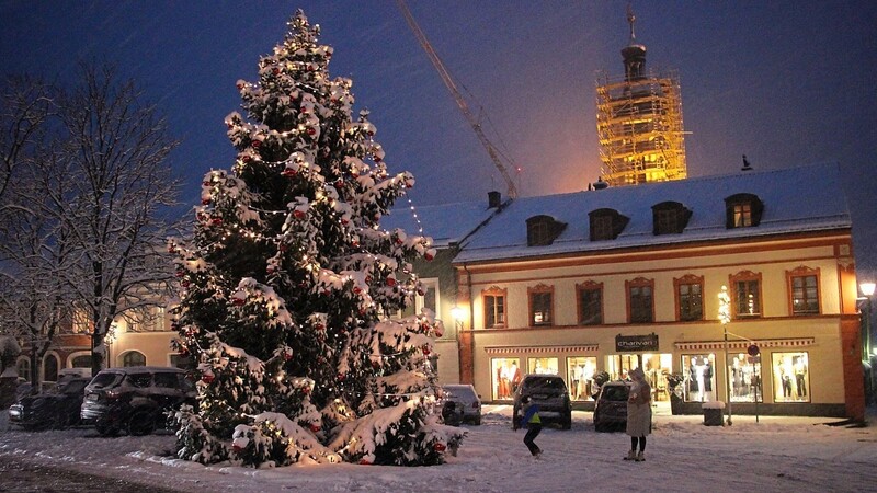 So weihnachtlich war es am und um den Stadtplatz in den vergangenen Jahren eigentlich nur mehr selten.