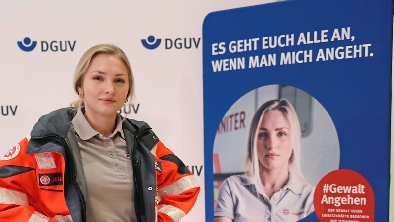Sara Schätz ist eine von sechs Rettungskräften aus ganz Deutschland, die der Kampagne ein Gesicht geben.