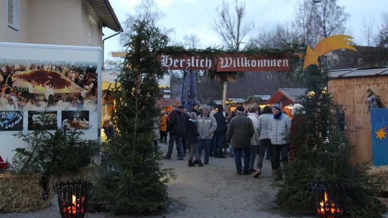 Jedes Jahr schön: Der Weihnachtsmark beim Blossersberger Keller in einem der letzten Jahre