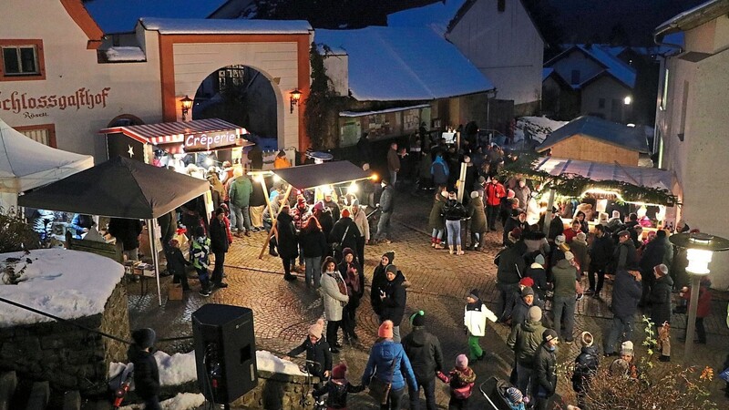 Der Blaibacher Weihnachtsmarkt war wieder gut besucht.