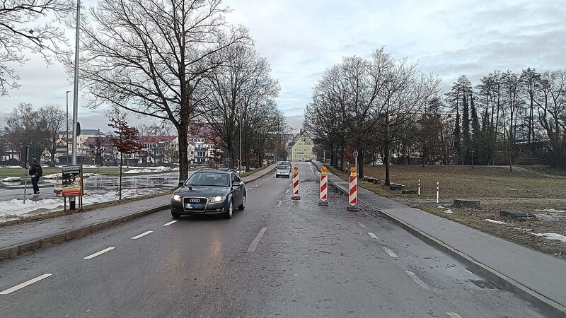 Der Pfarrbrückenweg in Vilsbiburg ist wieder befahrbar.
