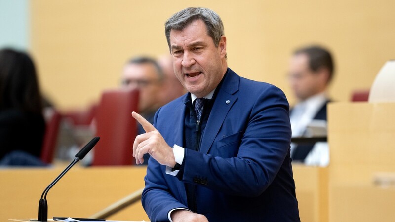 Ministerpräsident Markus Söder spricht das letzte Mal in diesem Jahr im Landtag.