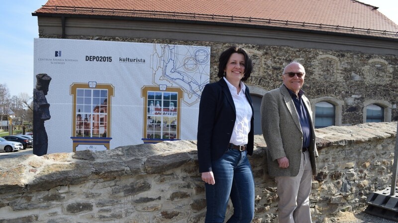 Zwei, die von Europa überzeugt sind: Dr. Veronika Hofinger und Hans Eibauer.