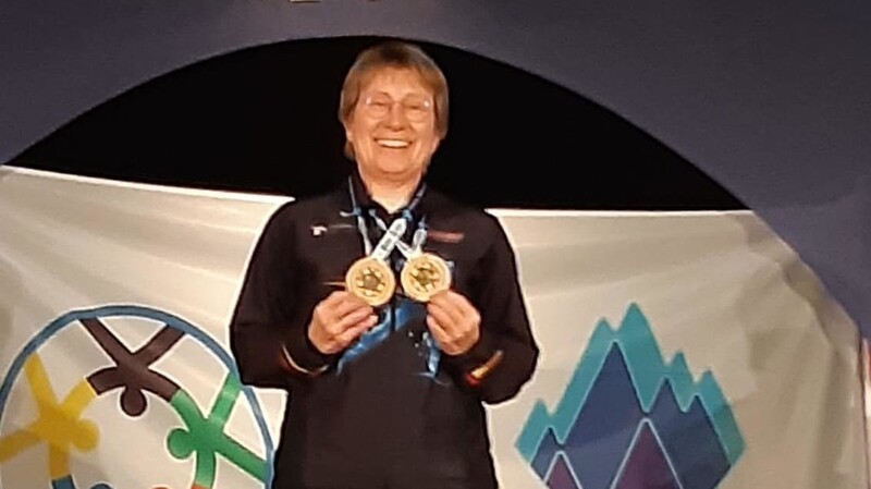 Christine Moors holte jeweils Gold im Sprint über 7,5 Kilometer und über 15 Kilometer.