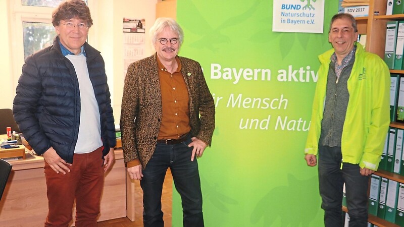 Raimund Schoberer, Richard Mergner und Reinhard Scheuerlein (von links) wollen dieses Jahr die Chancen für eine nachhaltige Entwicklung der Oberpfalz verstärkt wahrnehmen.