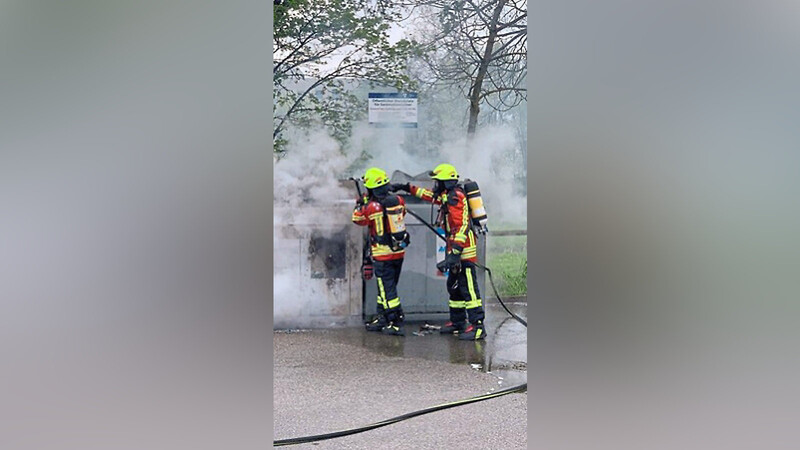 Der "Feuerteufel" wurde im April 2023 von der Polizei verfolgt, nachdem er tagelang mit kleinen Bränden in Atem hielt.  Foto: Freiwillige Feuerwehr/LZ-Archiv