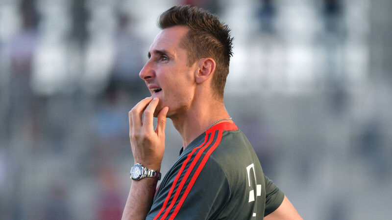 Einst Spieler, heute Jugendtrainer: Miroslav Klose beim FC Bayern.