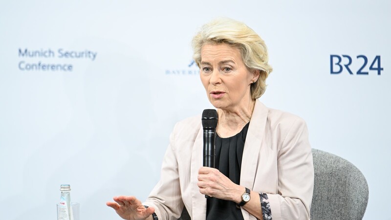 Ursula von der Leyen, hier bei der Münchner Sicherheitskonferenz, will EU-Kommissionschefin bleiben.