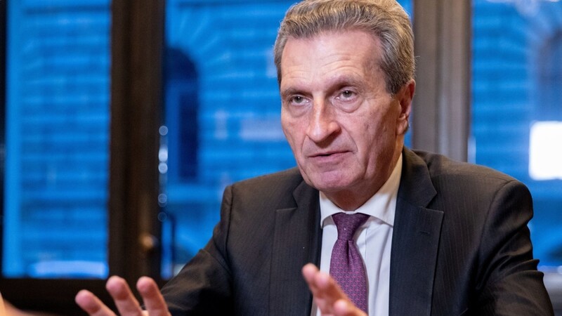 Günther Oettinger zeigt sich besorgt über die künftige Rolle der EU in der Weltpolitik. (Archivfoto)