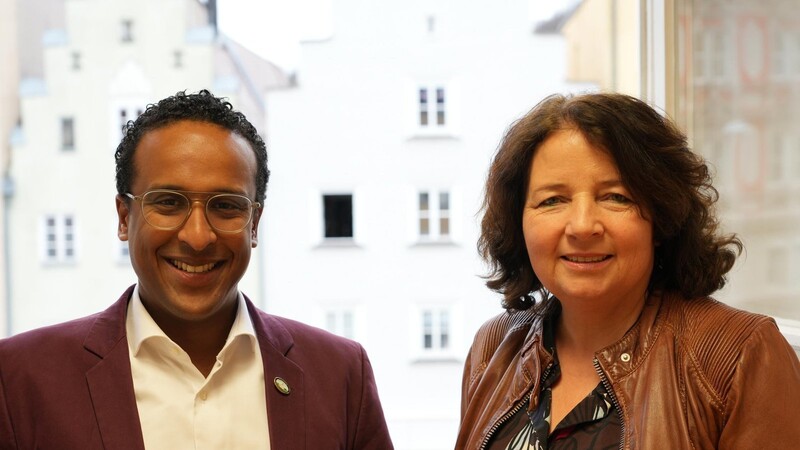 Nach der Landtagswahl im Herbst steht im Juni bereits die Europawahl an. SPD-Generalsekretärin Ruth Müller und ihr Stellvertreter Nasser Ahmed versprechen einen engagierten Wahlkampf der Sozialdemokraten.