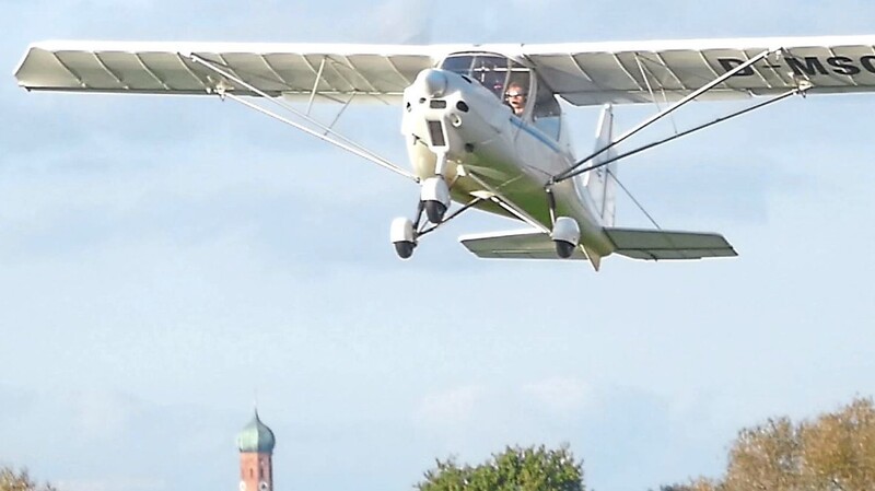 Ein neuer Pilot: Franz Forster hat 2018 die Lizenz zum Passagierflug erworben.