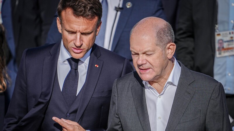 Bundeskanzler Olaf Scholz und Frankreichs Präsident Emmanuel Macron haben nach massiven Unstimmigkeiten im Ukraine-Kurs einiges zu klären.