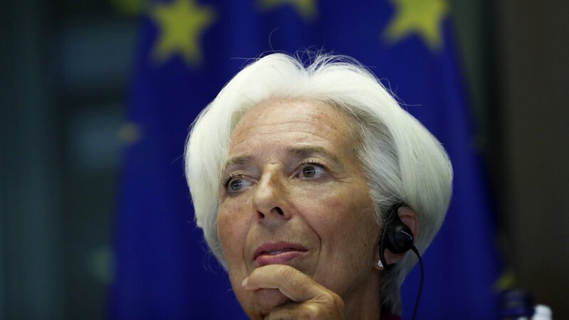 Christine Lagarde bei ihrer Anhörung am Mittwoch vor dem Europäischen Parlament.