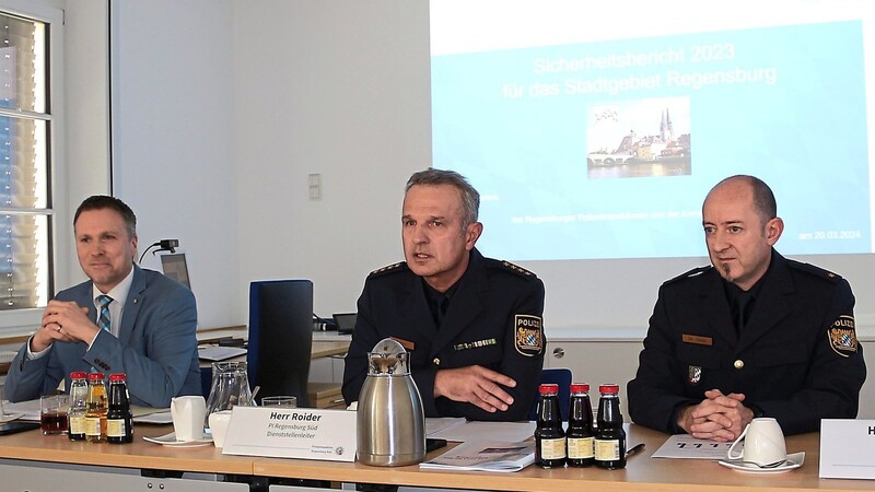 Robert Fuchs (von links), Gerhard Roider und Armin Glötzl stellten den Sicherheitsbericht vor.