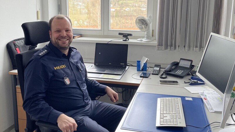 Seit 1. März ist er der neue Dienststellenleiter der Polizeiinspektion Viechtach: Andreas Ertl