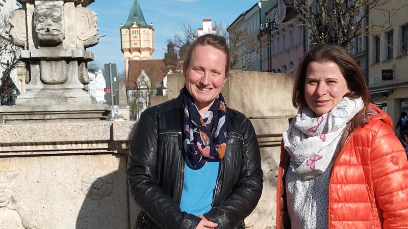 "Sich Hilfe zu holen, ist keine Schande": Dr. Vanessa Prox-Vagedes (l.) und Daniela Schumann.