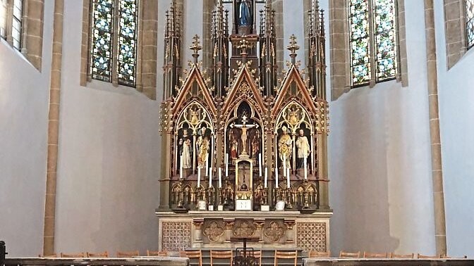 Der Altar von St. Blasius.
