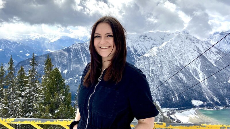 Während ihrer Zeit in Österreich hat Laura die Berglandschaft genossen.
