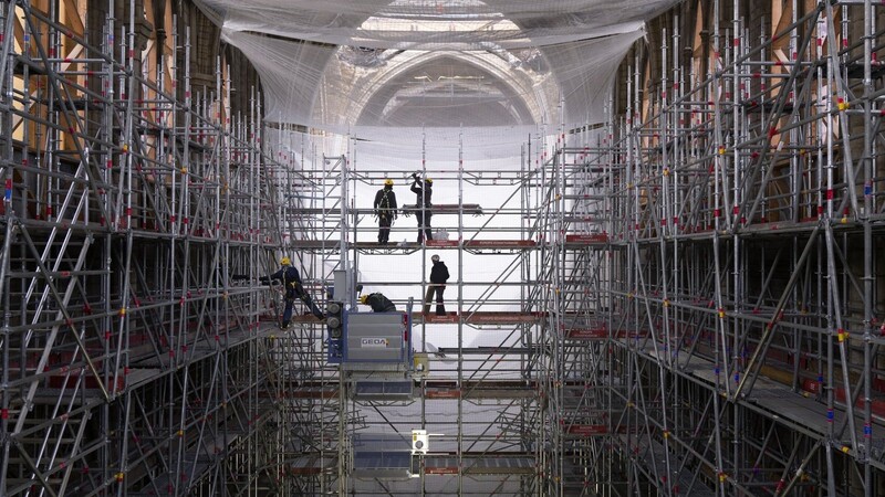 Der Wiederaufbau von Notre-Dame ist ein Großprojekt - fast 2 000 Personen waren bisher daran beteiligt.