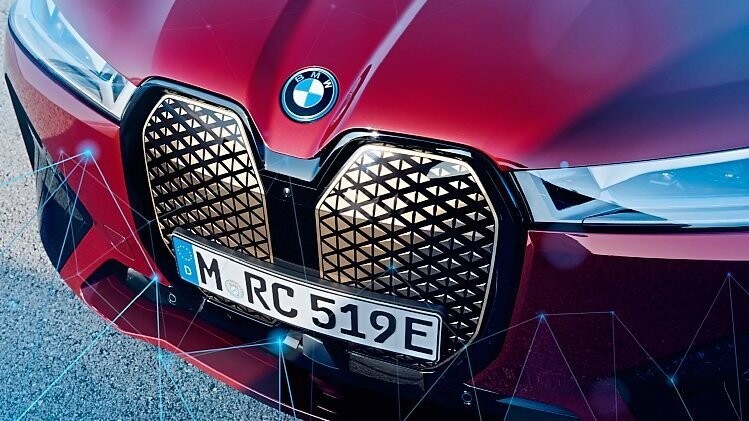 Die Niere des BMW iX spielt eine wichtige Rolle beim Ausbau von Catena-X.  Foto: BMW