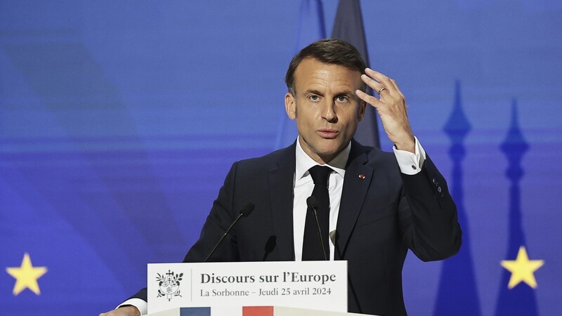 In einem eindringlichen Appell ruft Frankreichs Präsident Emmanuel Macron die europäische Gemeinschaft in einer Grundsatzrede zu mehr Einheit und Mut auf.