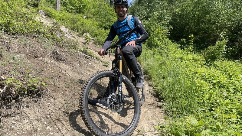 Matthias Baumgärtner vom Radsportclub Landshut will in Landshut endlich legale Downhill-Trails.